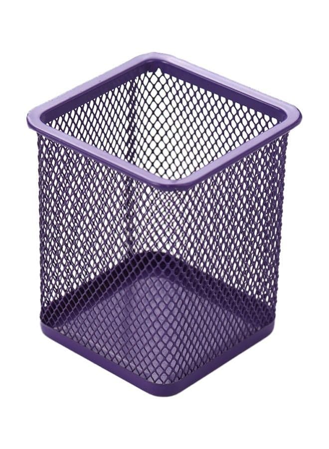 Metal Pen Holder Purple