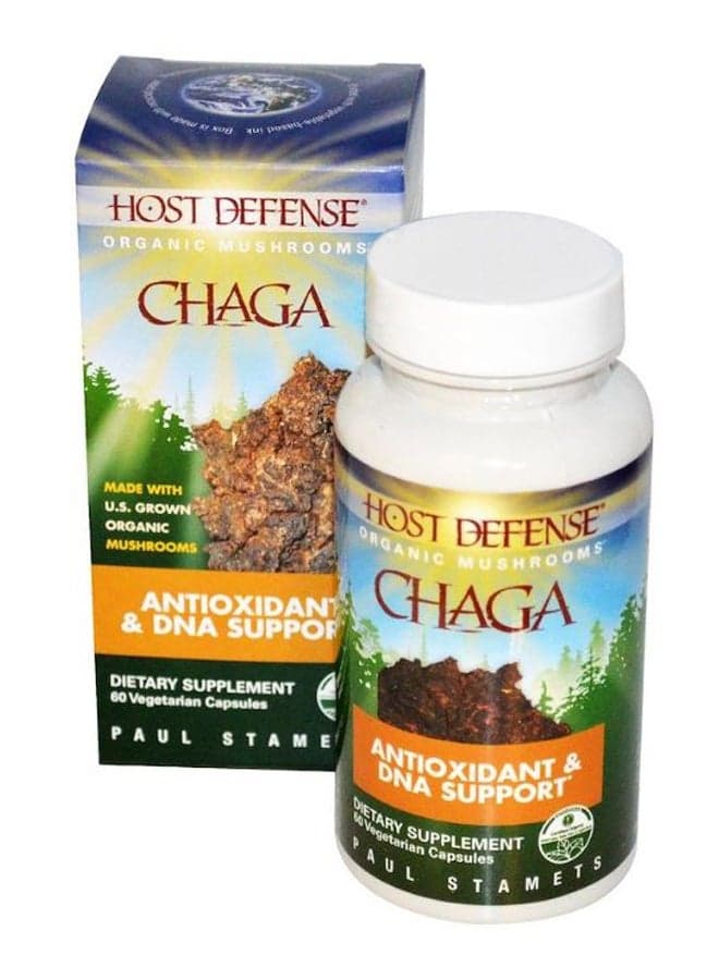 Chaga Antioxidant And DNA Support Dietary Supplement - 60 Capsules