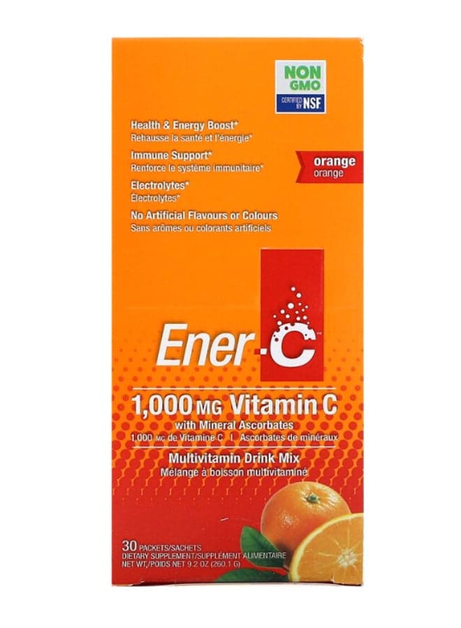 Vitamin C Drink Mix, Orange - 30 Packets