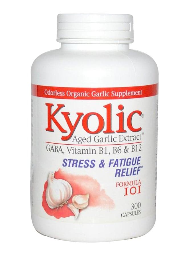Aged Garlic Extract Stress And Fatigue Relief Formula 101 - 300 Capsules