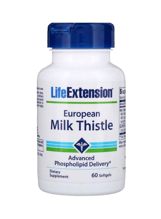 European Milk Thistle - 60 Softgels