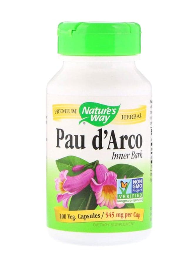 Pau d Arco Inner Bark - 100 Vegan Capsules