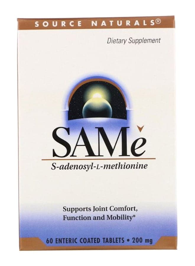 SAM-e S-Adenosyl-L-Methionine - 60 Enteric Coated Tablets