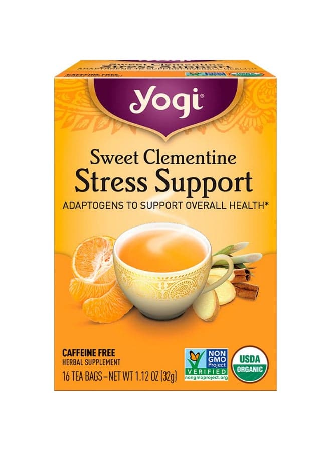 Stress Support Sweet Clementine Herbal Tea