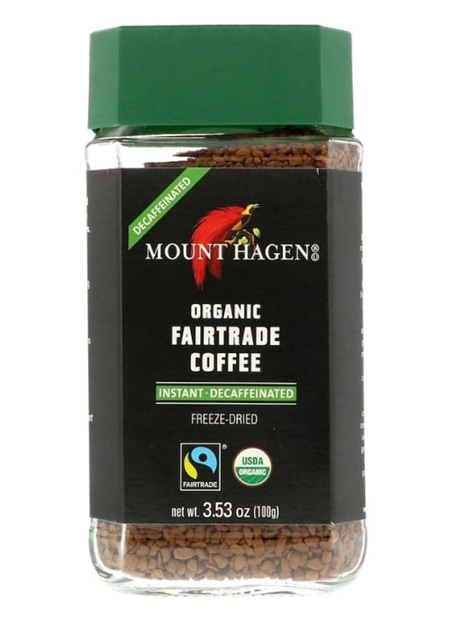 Organic Fairtrade Decaffeinated Instant Coffee 100grams
