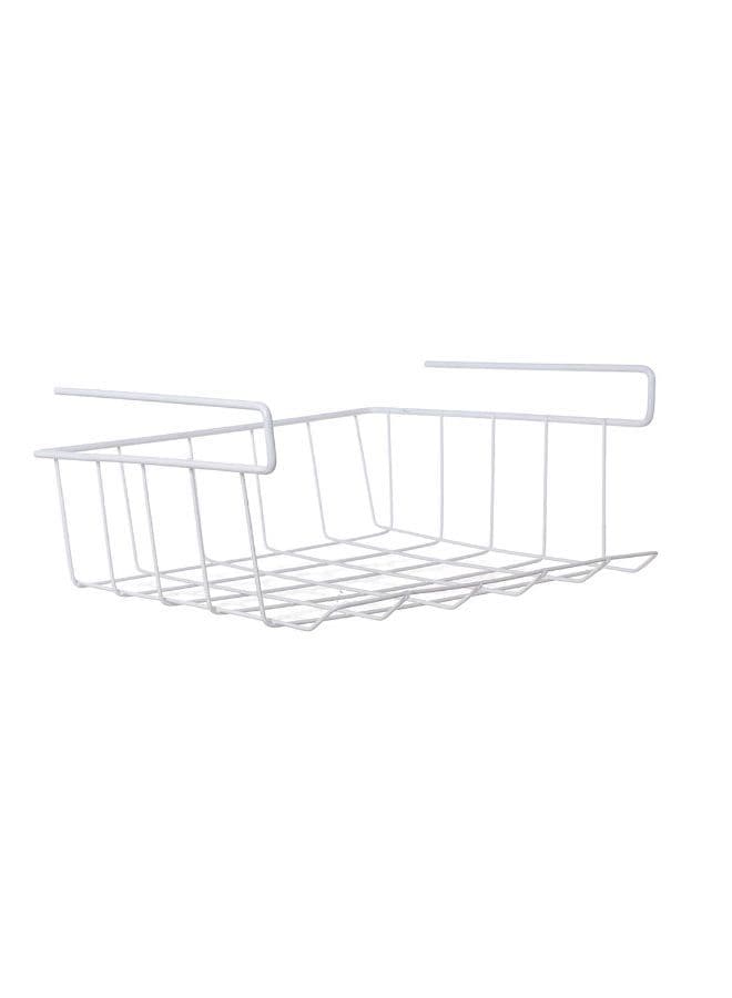 Under Shelf Rack Holder White 40cm