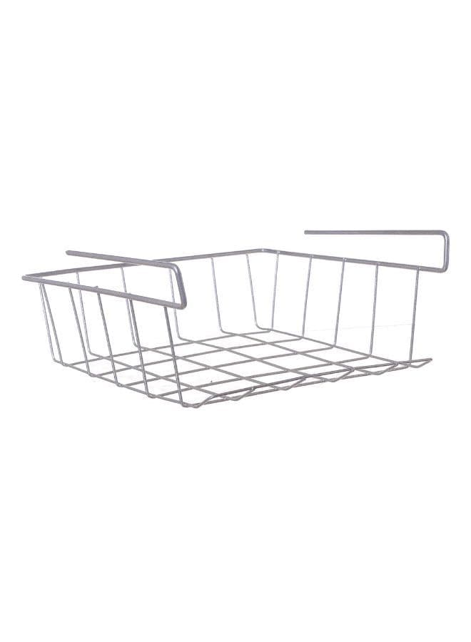 Under Shelf Rack Holder Silver 30cm