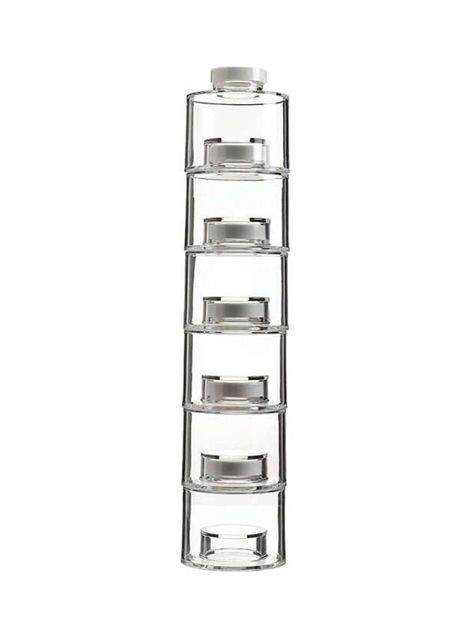 Pack Of 6 Spice Tower Multicolour 60cm