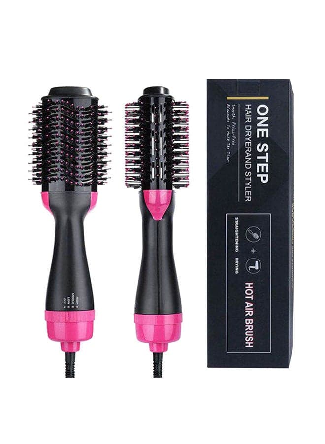 One Step Hair Dryer And Styler Black/Pink