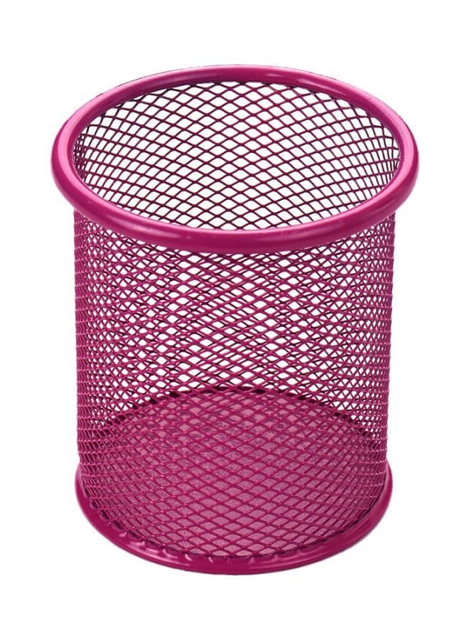 Metal Pen Organizer Pink