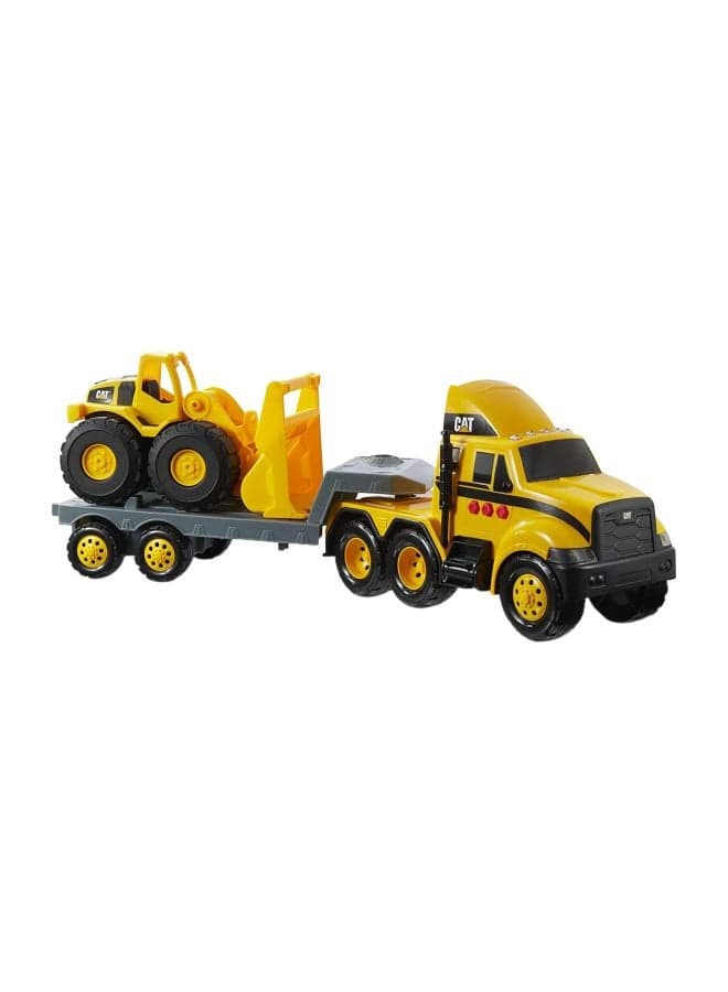 CAT Construction Heavy Mover Toy With Wheel Loader Set 82288 Multicolour 25x8x6.25inch