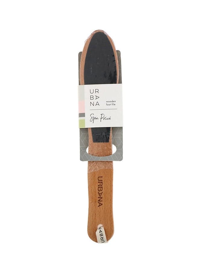 Spa Prive Wooden Foot File Brown/Black