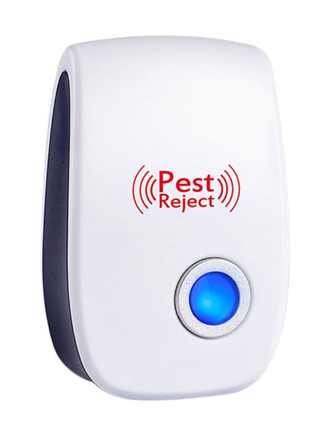 Ultrasonic Electronic Pest Repeller White/Blue