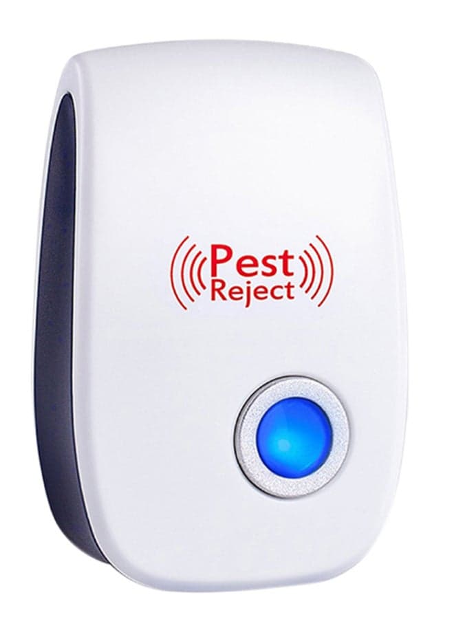 Ultrasonic Electronic Pest Repeller White/Blue