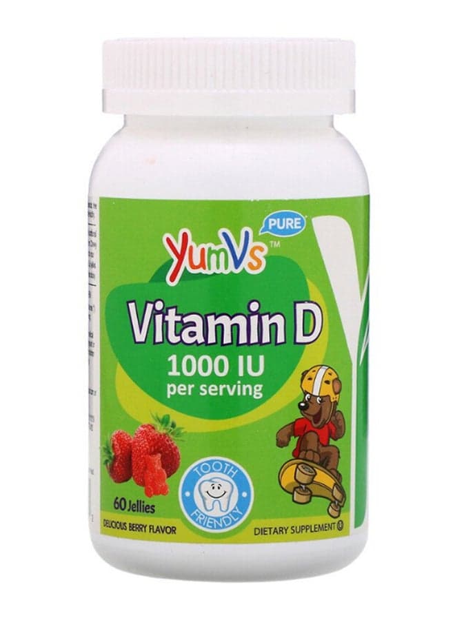 Delicious Berry Flavour Vitamin D - 60 Jellies
