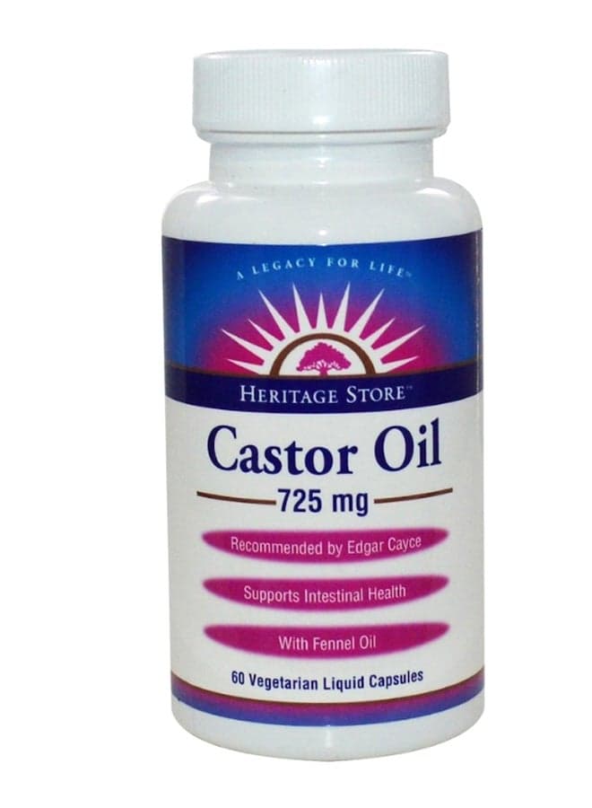 Castor Oil - Veggie Liquid Capsules