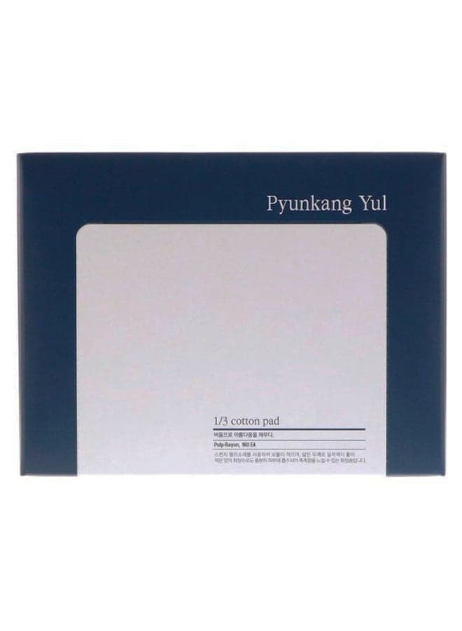 160-Piece 1/3 Cotton Pad Set White