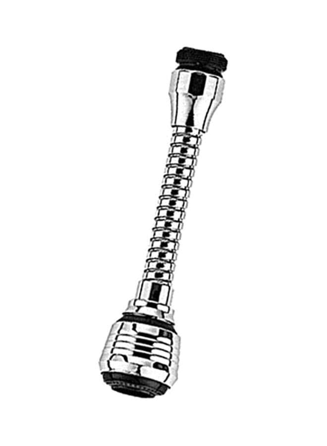 360-Degree Flexible Sprayer Faucet Silver 7x2cm