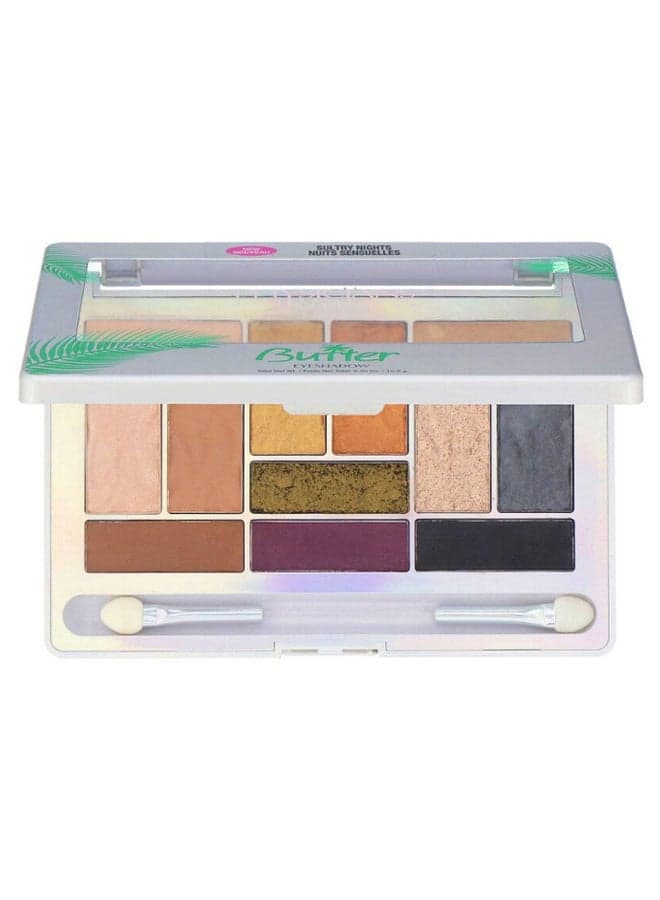 12-Shade Butter Eyeshadow Palette With Brush Saltry Nights