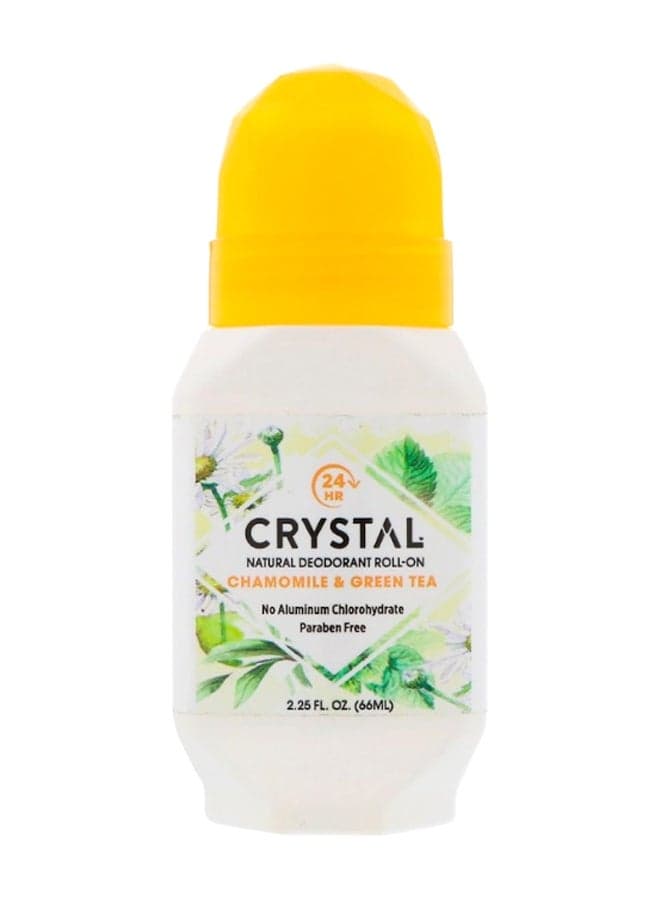 Chamomile And Green Tea Natural Deodorant Roll On