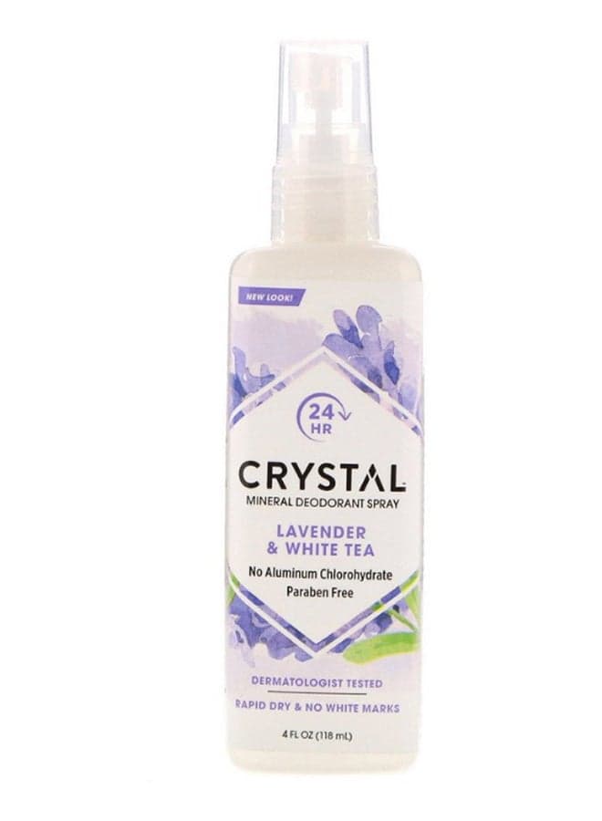 Lavender And White Tea Mineral Deodorant Spray 118ml