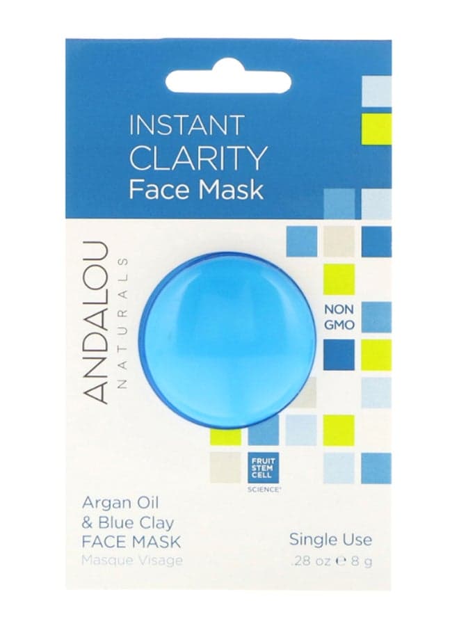 Instant Clarity Argan Oil And Clay Face Mask Blue 8grams