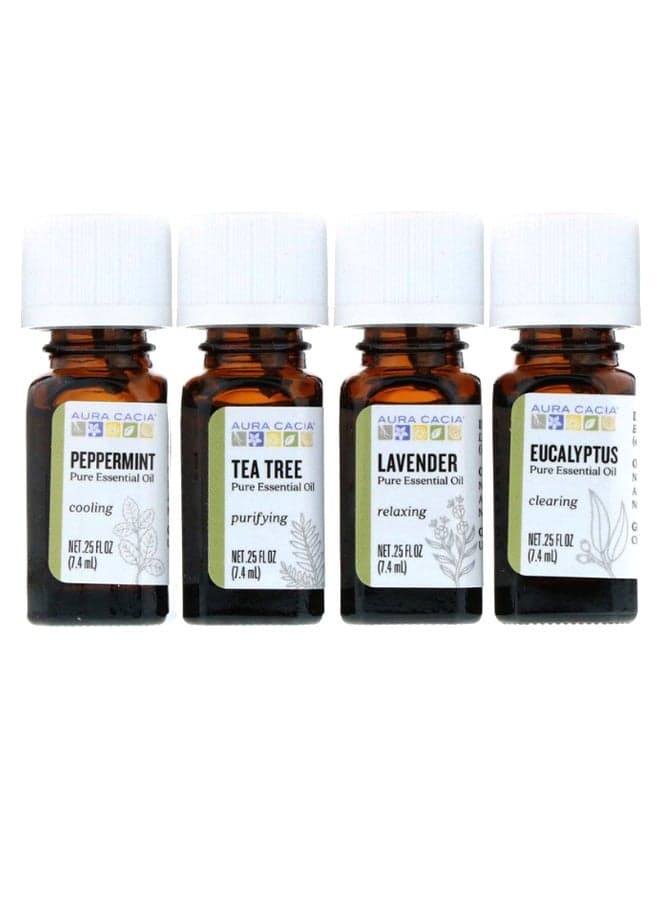 Pack Of 4 Pure Essential Oil 4 x 7.4ml
