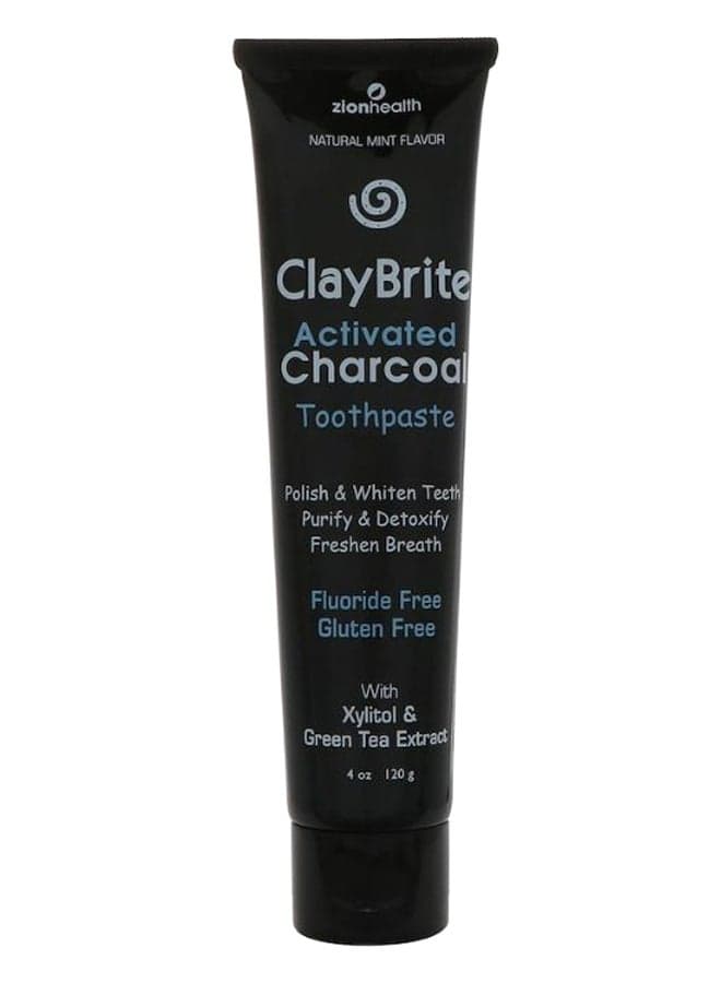 Claybrite Activated Charcoal Toothpaste 120grams