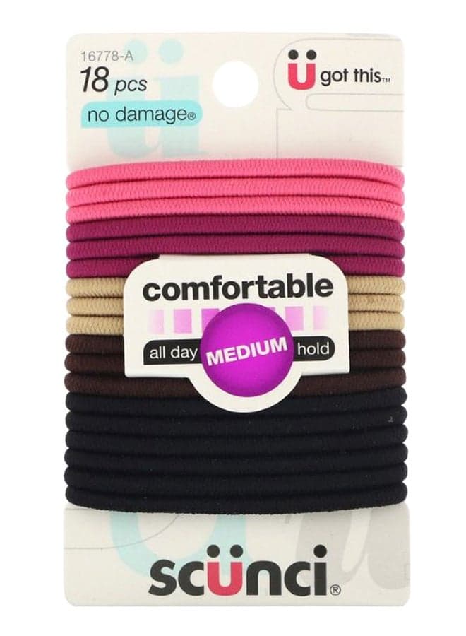 18-Pieces No Damage Comfortable All Day Hair Hold Set Multicolour