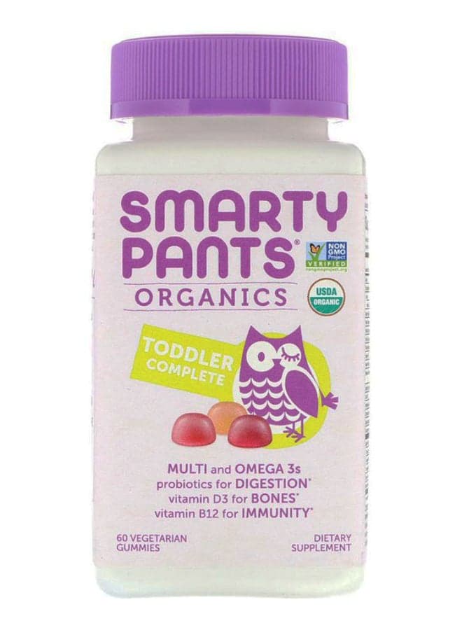 Organics Toddler Complete - 60 Vegetarian Gummies