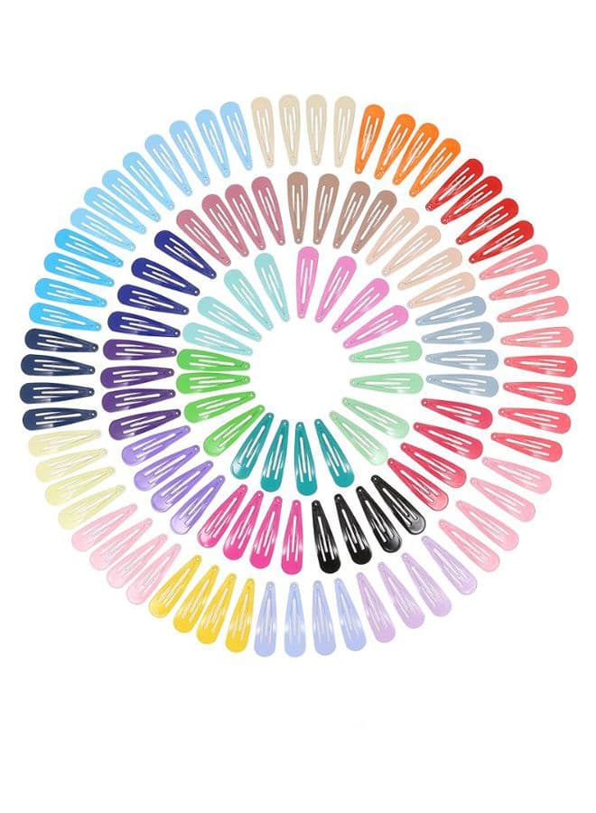 120-Piece Non-Slip Hair Snap Clip Set Multicolour 5 x 0.1cm