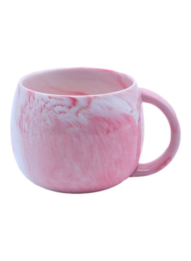 Ceramic Trip Cup Pink/White