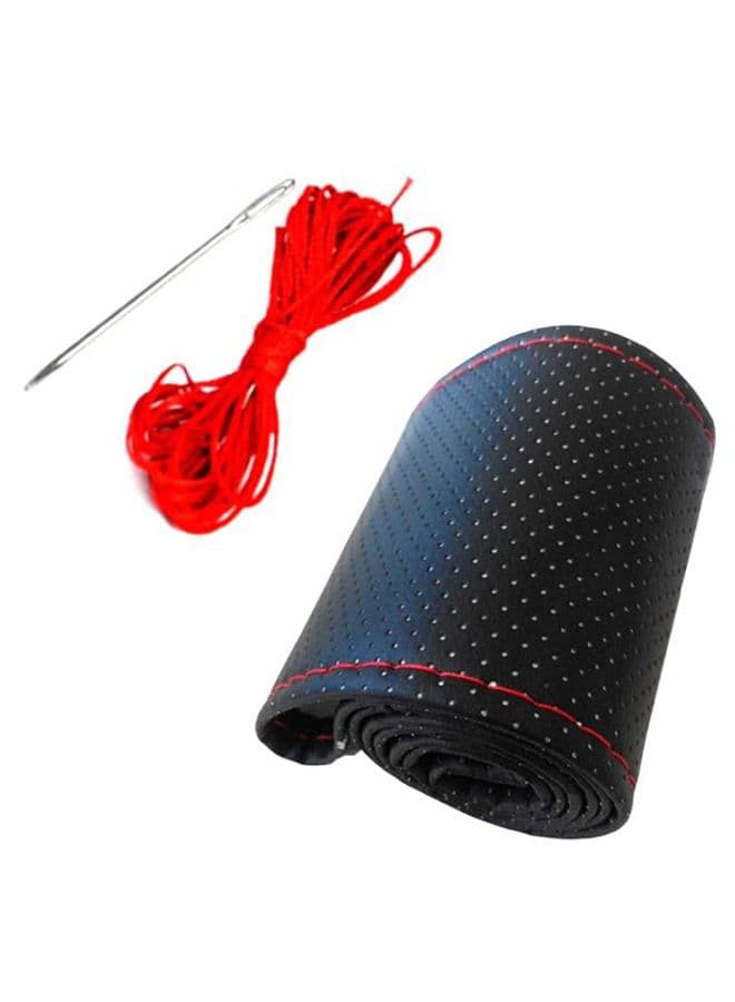 Car Steering Wheel Cover With Hand Sewing Needles And Thread
