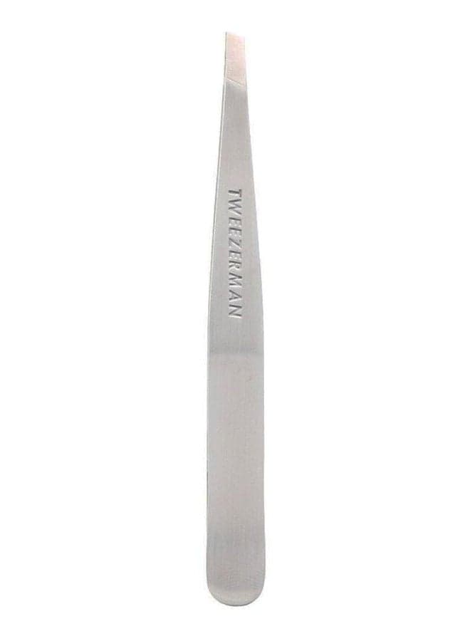 Slant Tweezer Silver