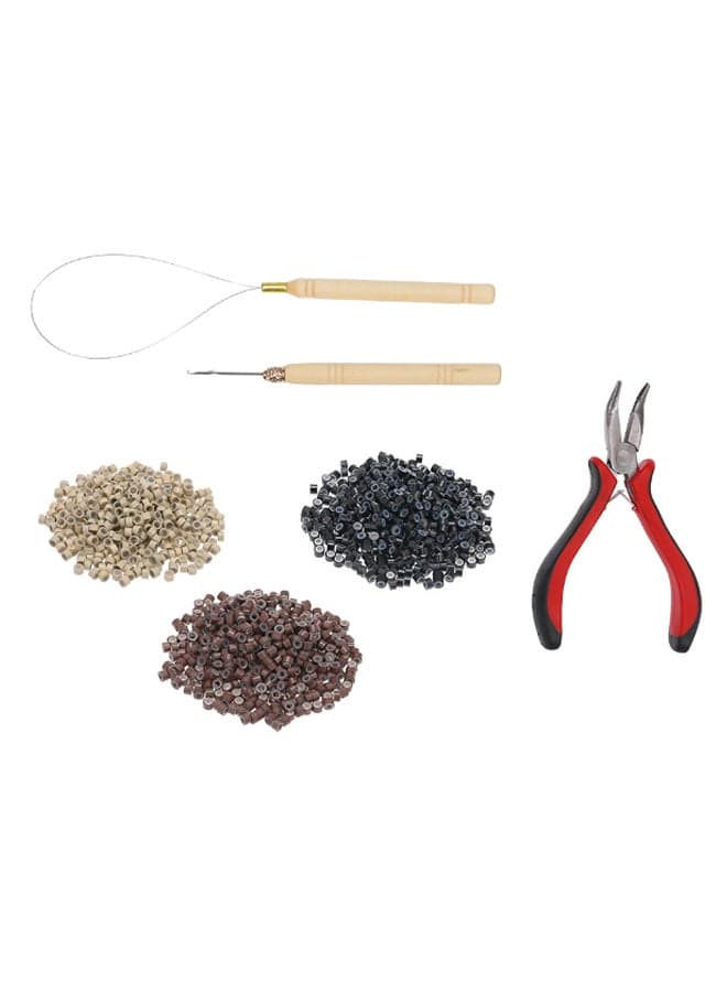 Hair Extension Tool Kit Multicolour
