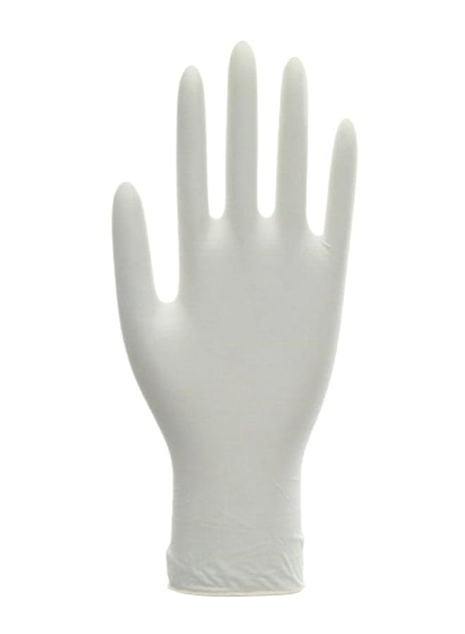 100-Piece Disposable Nitrile Gloves Set White S