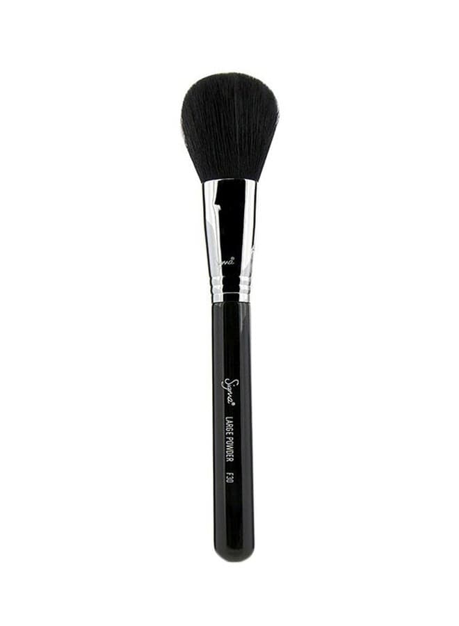 F30 Large Powder Brush Black/Silver