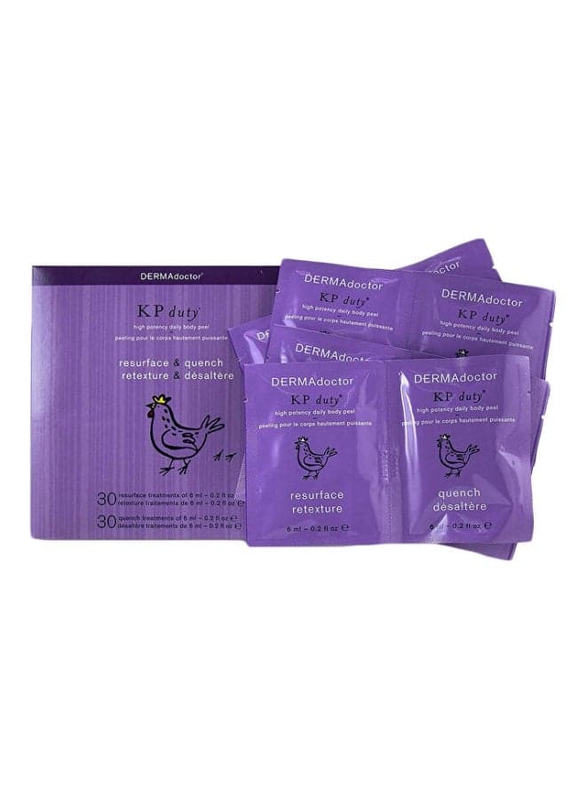 60-Piece KP Duty High Potency Daily Body Peel 6ml