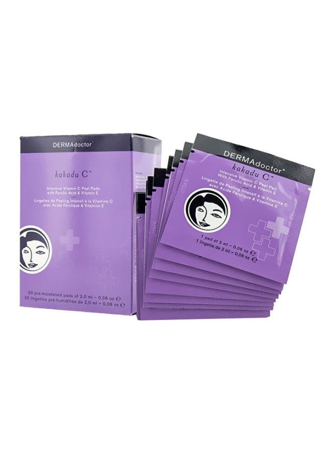 30-Piece Kakadu C Intensive Vitamin C Peel Pads 2ml