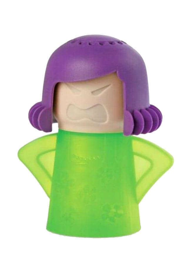 Angry Mama Microwave Cleaner Green/Purple 4.6x3.2x2.6inch