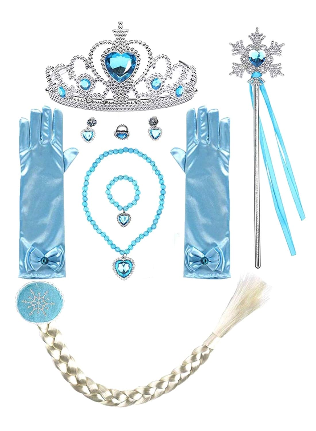 8-Piece Frozen Princess Elsa Accessories Set