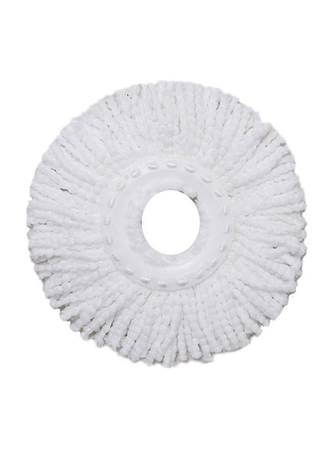 360-Degree Microfiber Mop Head White 20cm
