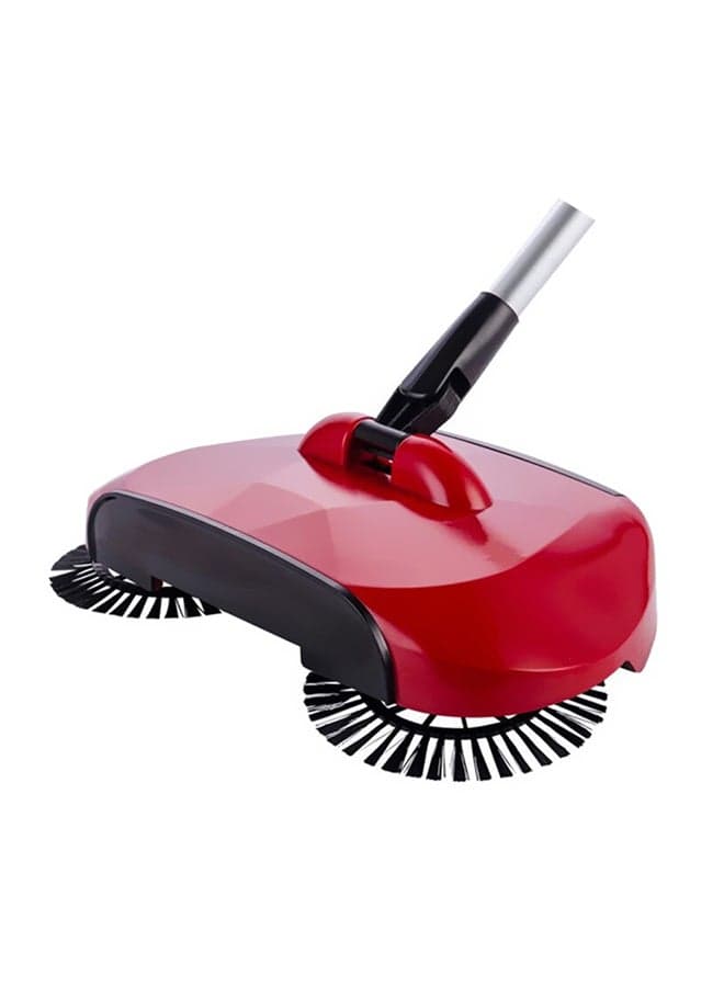 360 Degree Rotation Sweeper Dustpan Red 45cm