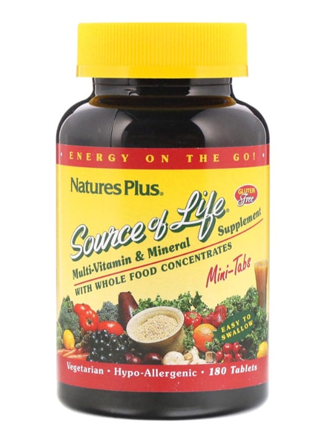 Source of Life Multi-Vitamin And Mineral Supplement - 180 Mini Tablets