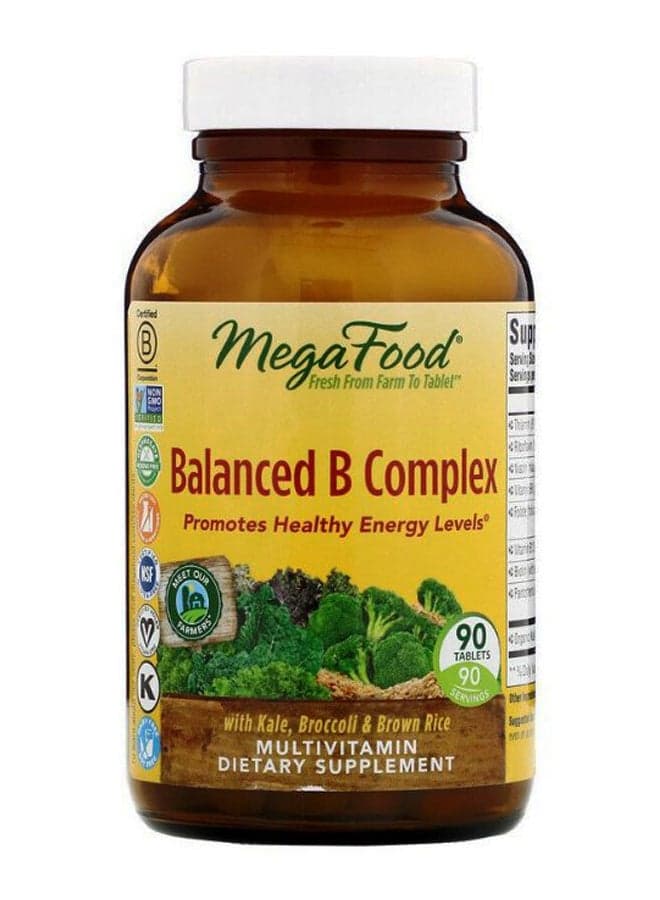 Balanced B Complex - 90 Tablets