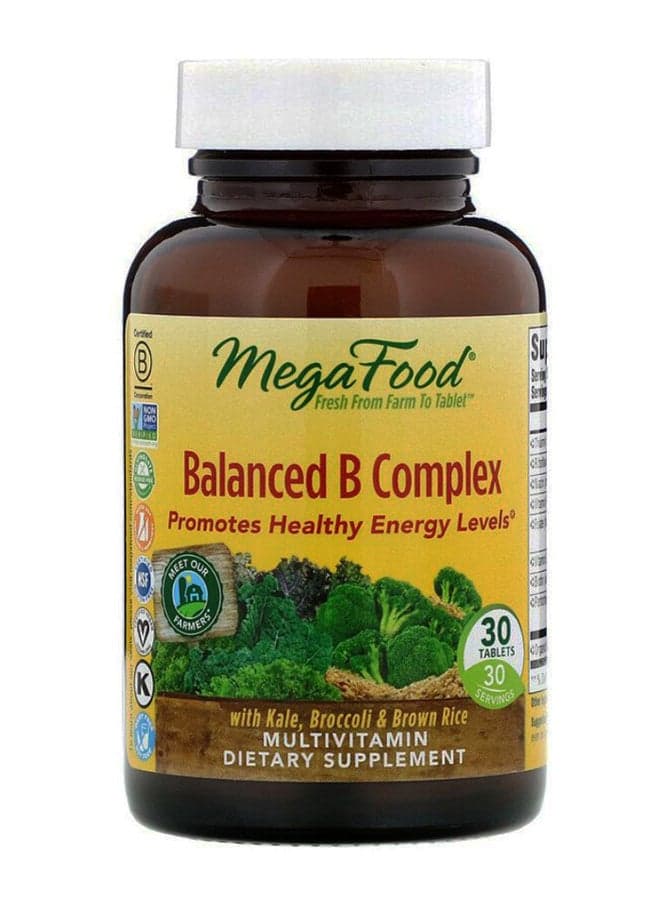 Balanced B Complex - 30 Tablets