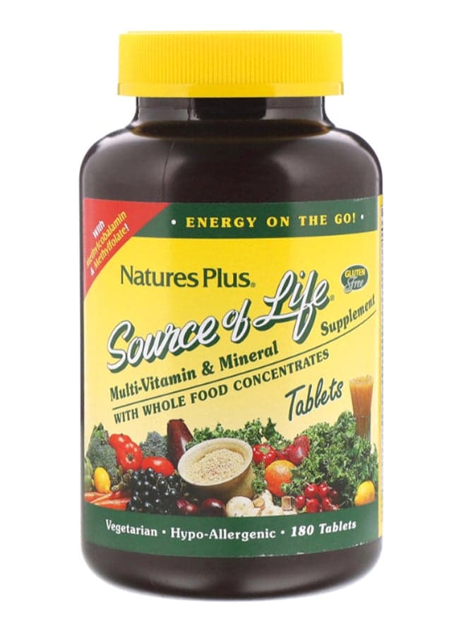 Source of Life Multi-Vitamin And Mineral Supplement - 180 Tablets