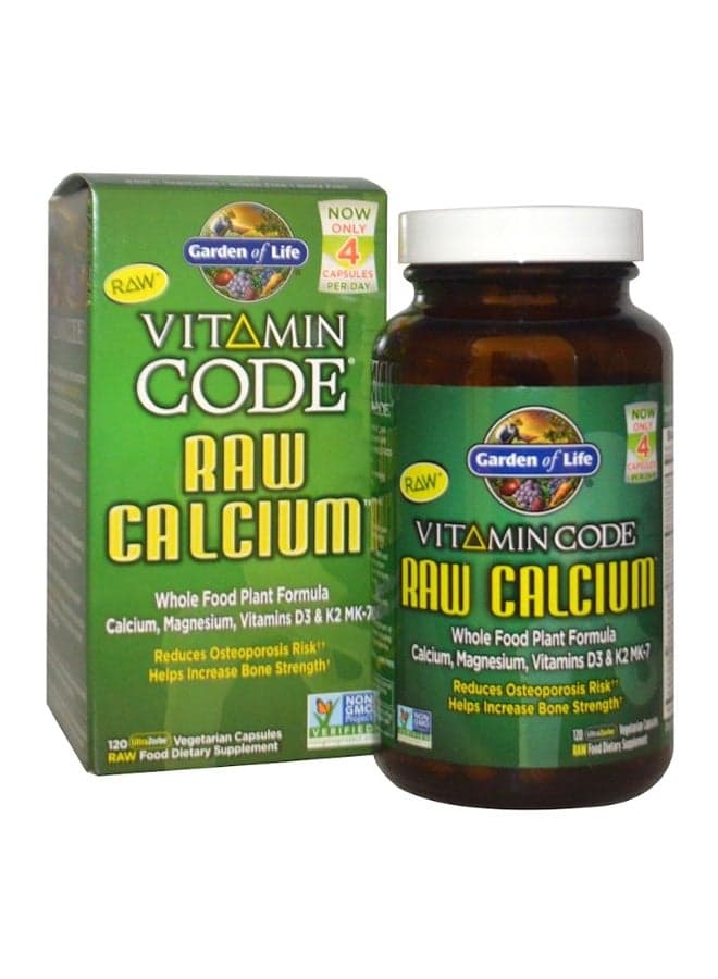 Vitamin Code Raw Calcium - 120 UltraZorbe Vegetarian Capsules