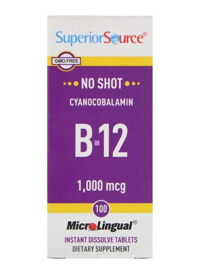 Cyanocobalamin B12 - 100 MicroLingual Instant Dissolve Tablets