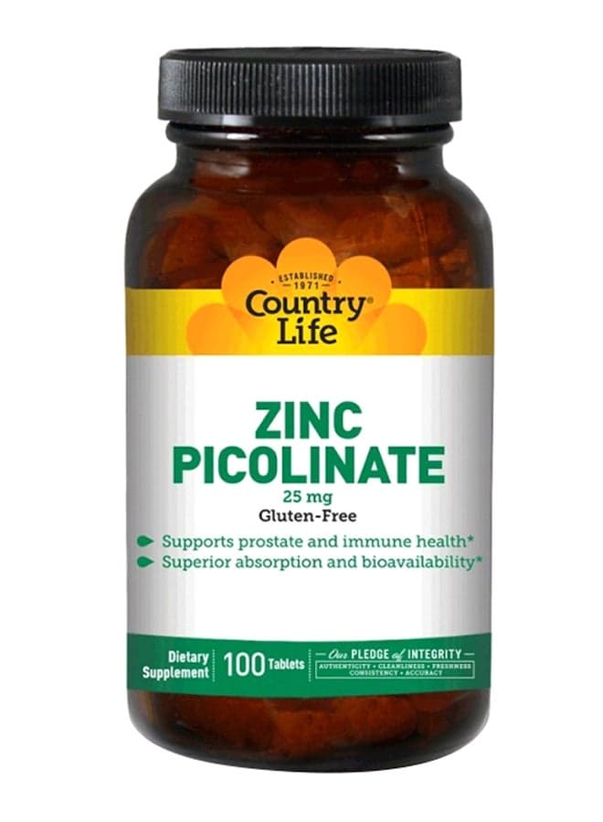 Zinc Picolinate - 100 Tablets